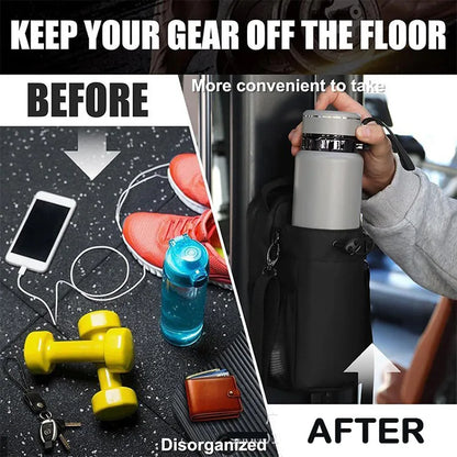Magnetic Sports Bag with Phone & Water Bottle Pouch