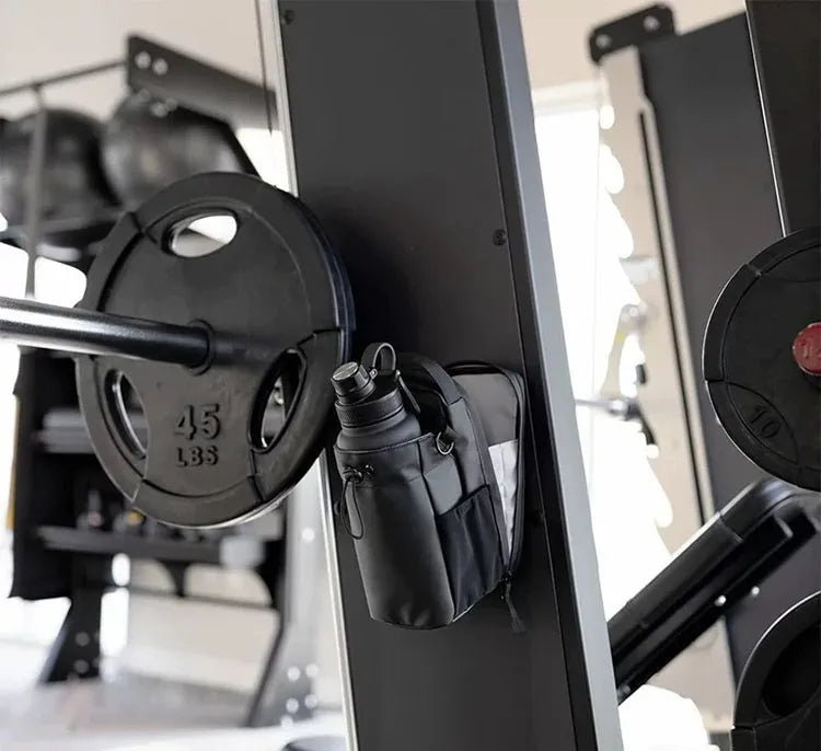 Magnetic Sports Bag with Phone & Water Bottle Pouch